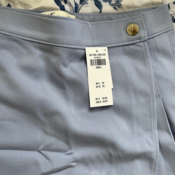 baby blue pleated hollister skirt size S - Picture 3 of 5